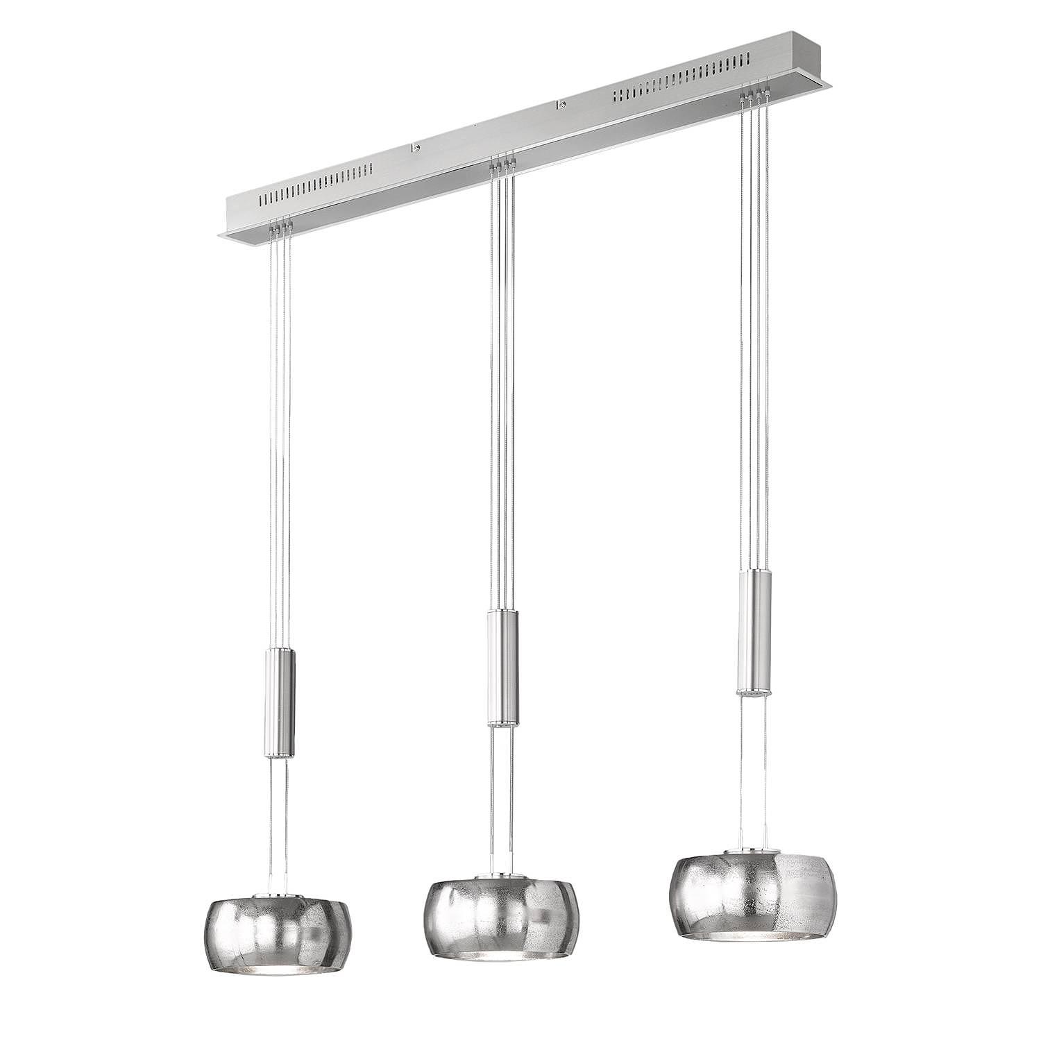 LED-Pendelleuchte Carov I Eisen 3-flammig 3