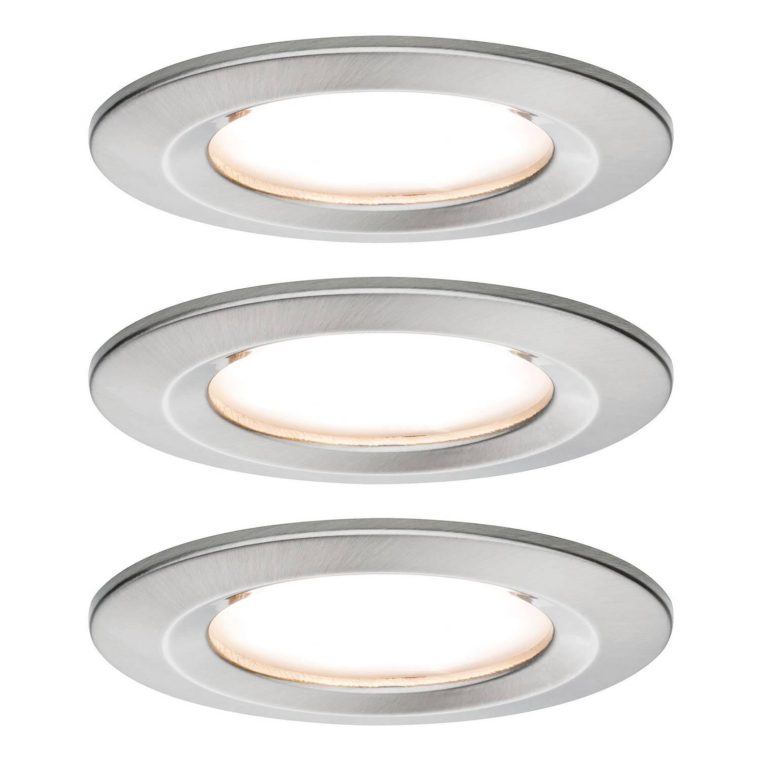 LED-Einbauleuchte Nova Coin III Aluminium 1-flammig 0