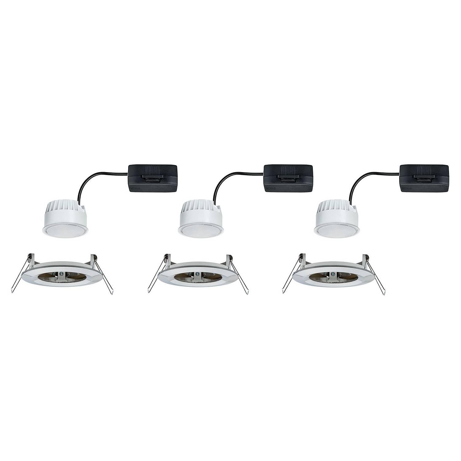 LED-Einbauleuchte Nova Coin III Aluminium 1-flammig 3