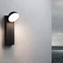 Wandleuchte Puka Aluminium Grau 1-flammig 3