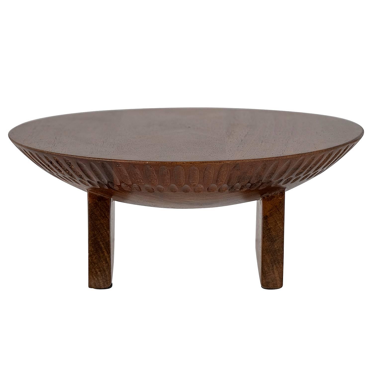 Tortenplatte Miho Massivholz Mango Braun 4