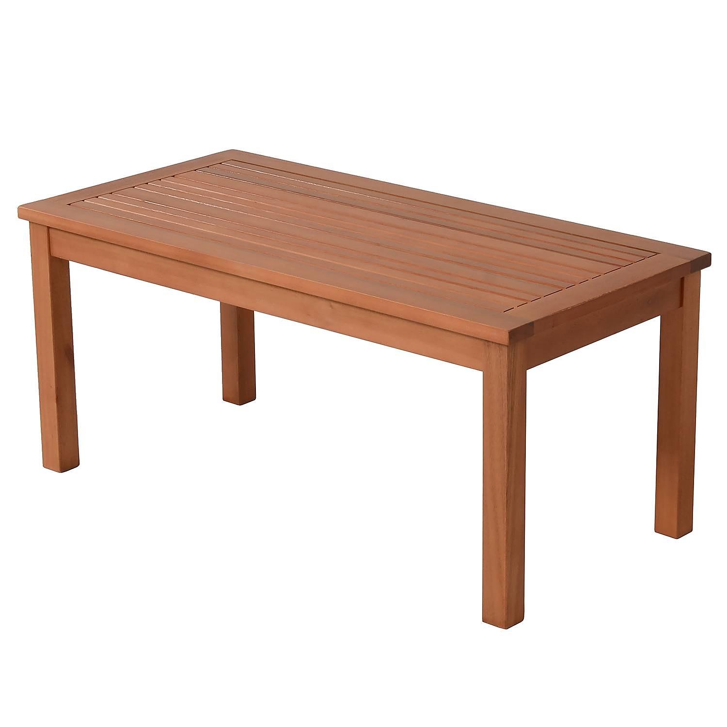 Beistelltisch Lansing Eukalyptus Massiv Braun 0