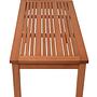 Beistelltisch Lansing Eukalyptus Massiv Braun 2