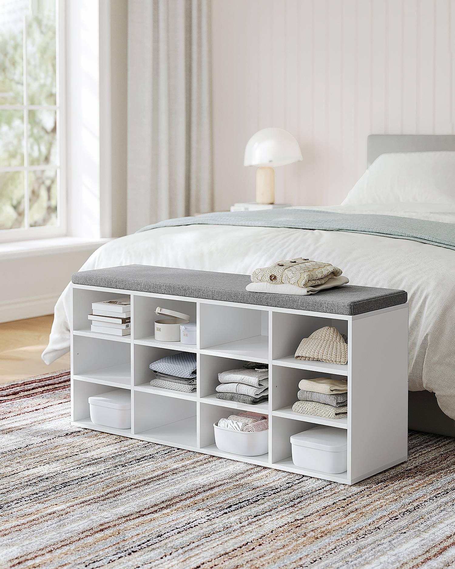 Schuhbank Haysville Typ A Weiß 8 3