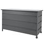 Kissenaufbewahrungsbox  Cassis Aluminium Grau 0
