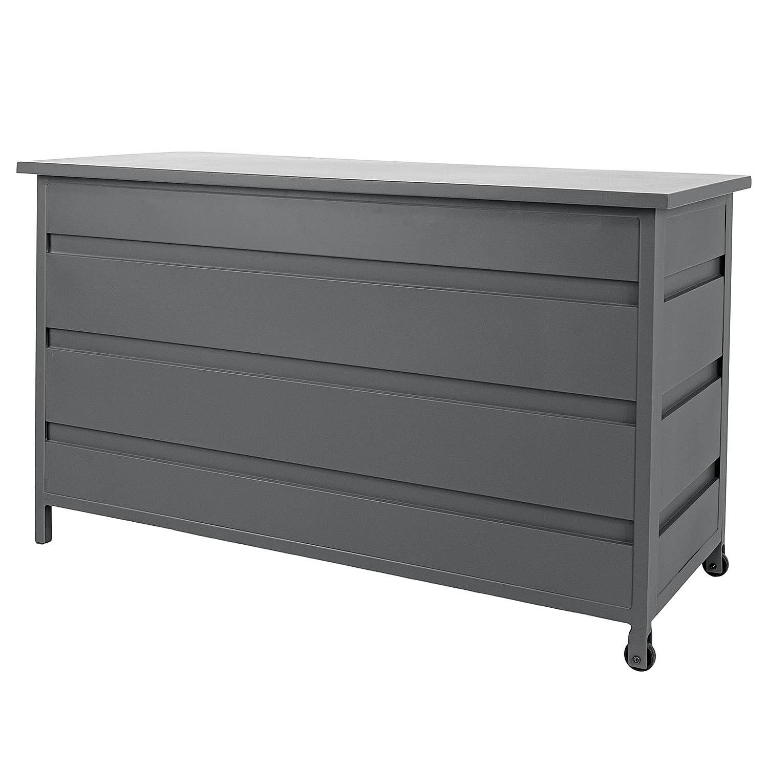 Cushion storage box Cassis Aluminum Grey 0