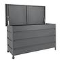 Cushion storage box Cassis Aluminum Grey 3