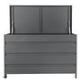 Cushion storage box Cassis Aluminum Grey 2