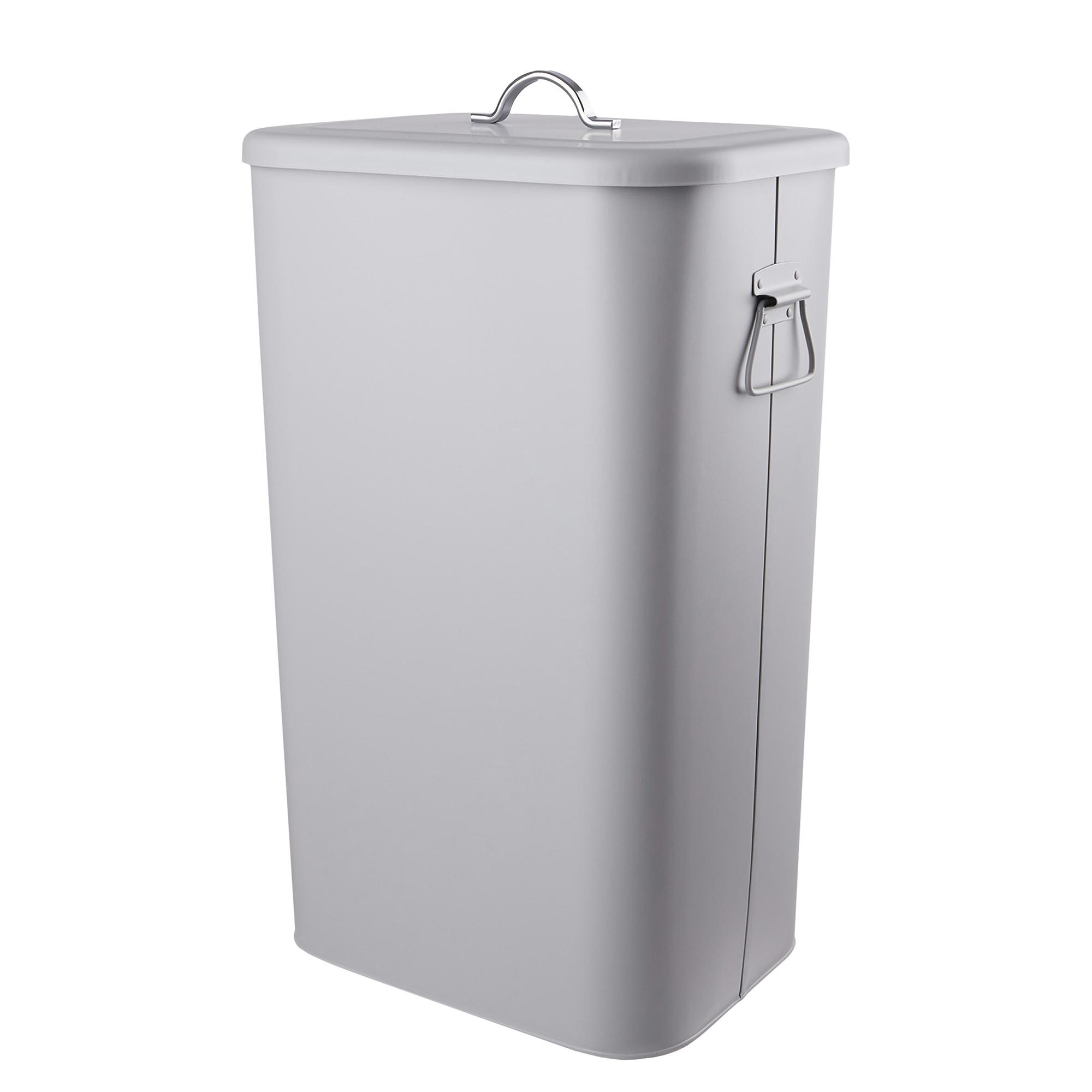 Mülleimer BINSTER Blech Grau Grau 0