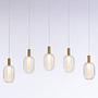 Pendant light EXEMLAR colored glass / aluminum 0
