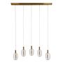 Pendant light EXEMLAR colored glass / aluminum 3