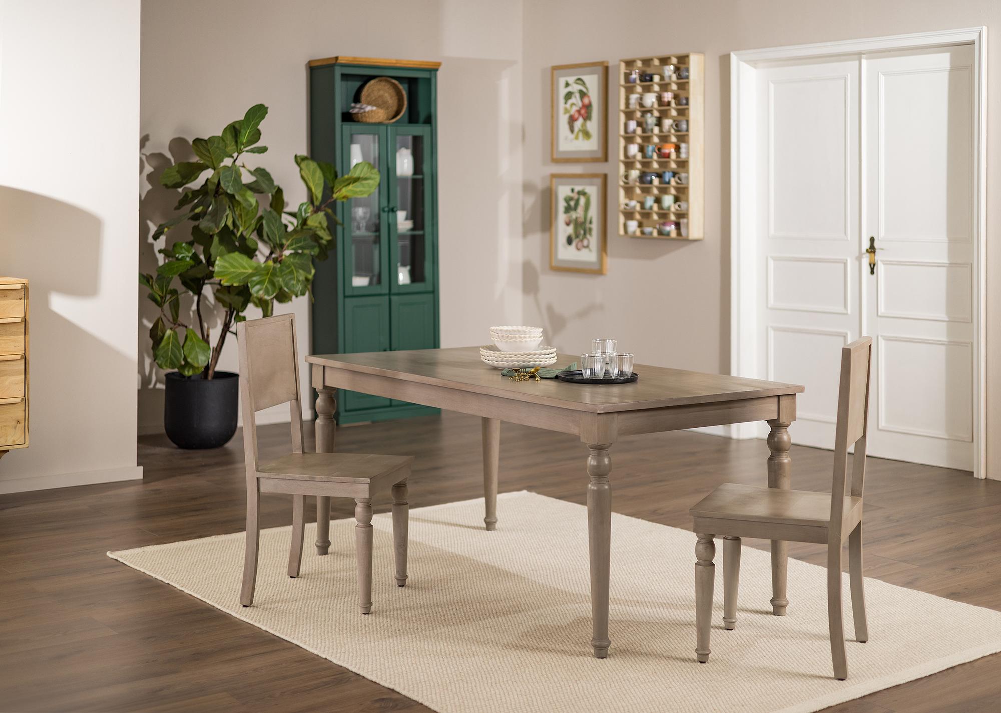 Massiver Stuhl LUNDHA Mango massiv Mango Braun 4