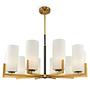 Fortano Chandelier Frosted Glass / Mixed Metal 3
