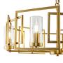 Pendant light Bowi clear glass / mixed metal 1