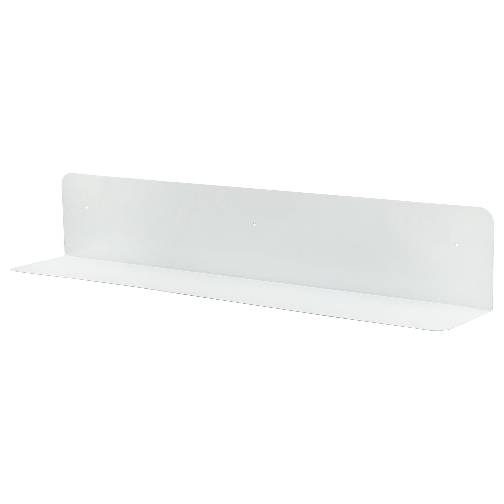 Wandboard Beikou Typ B Metall Weiß 80 x 15 cm 1er Set 0