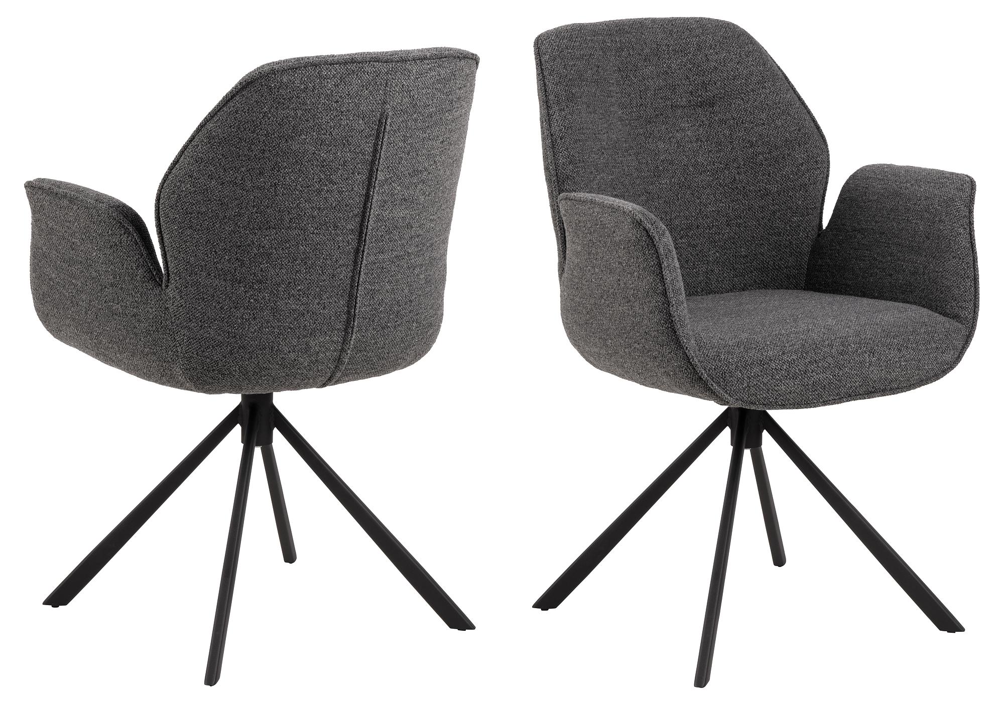 Swivel armchair MORINI Bouclé fabric Moena 4