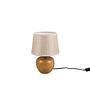 Tischleuchte Luxor Keramik / Mischgewebe Braun / Beige 4
