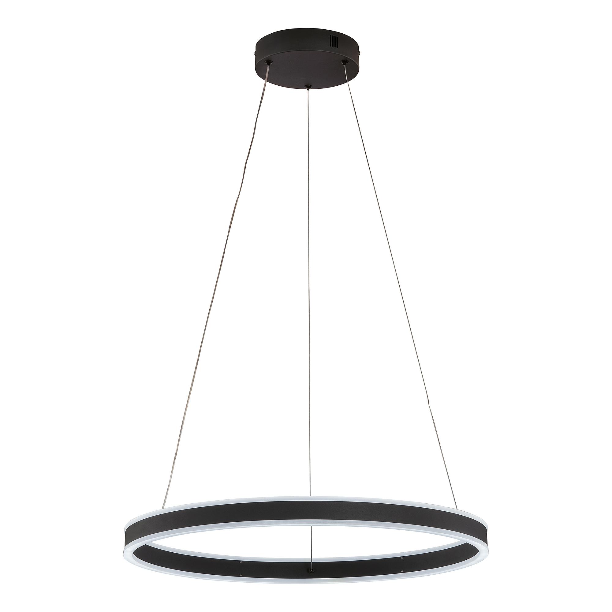 LED pendant light Sirko Type A iron / acrylic glass black 3