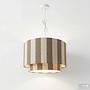 Pendelleuchte SELEN Eisen / Textil 1-flammig Beige 4