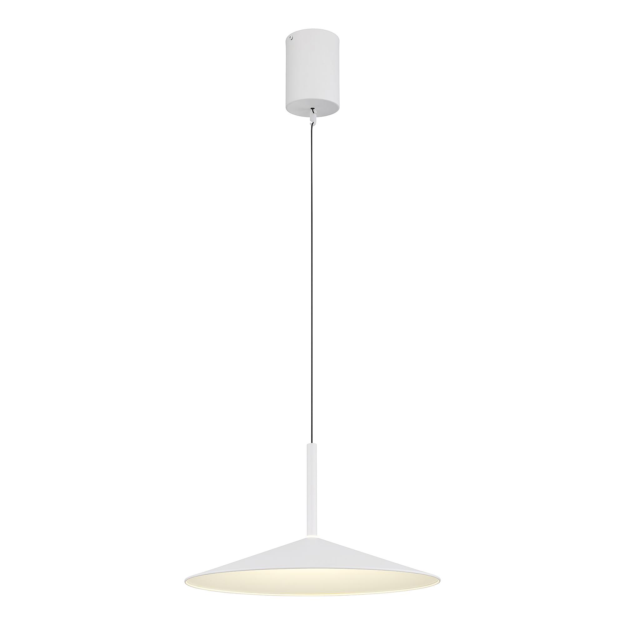 LED pendant light Lampone Type A iron / acrylic glass white 3