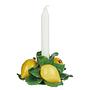 Kerzenhalter LEMON Zitronen Steinzeug Gelb 1