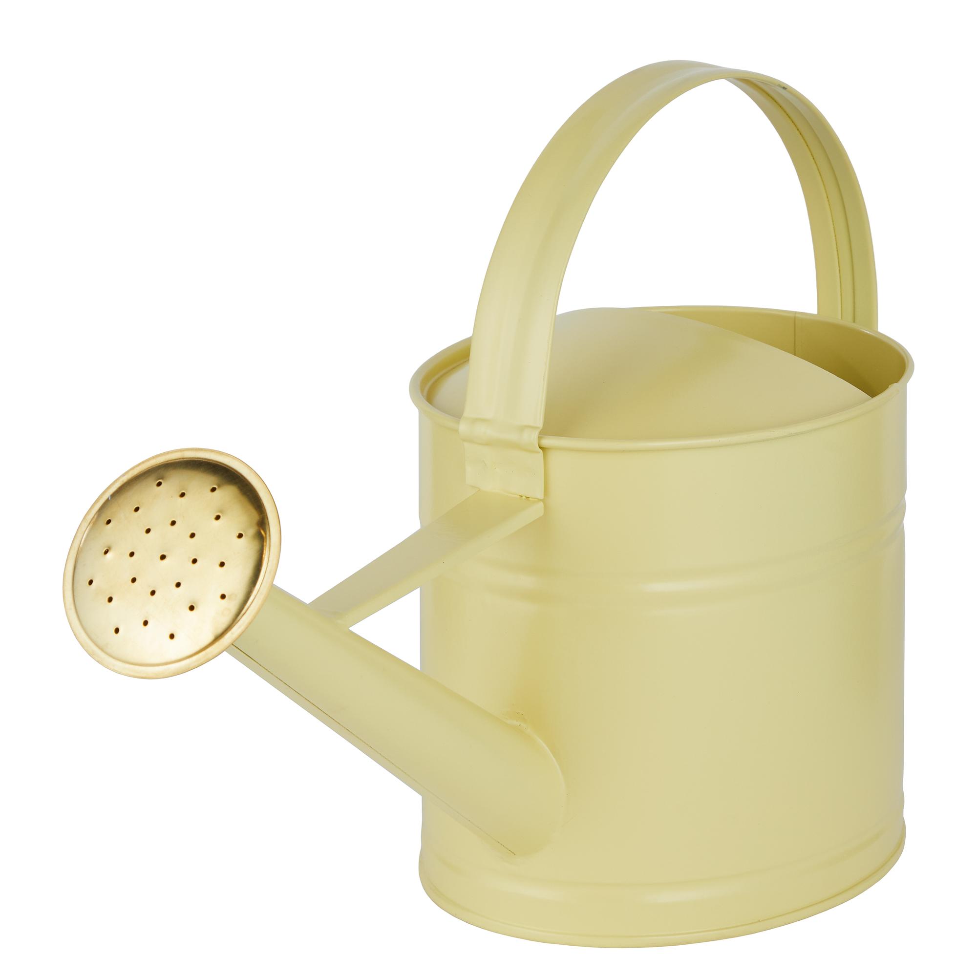 Mini-Gießkanne ZINC Stahl Hellgelb 0