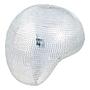 Deko-Kugel DISCO Melting Glas/Kunststoff Silber 0