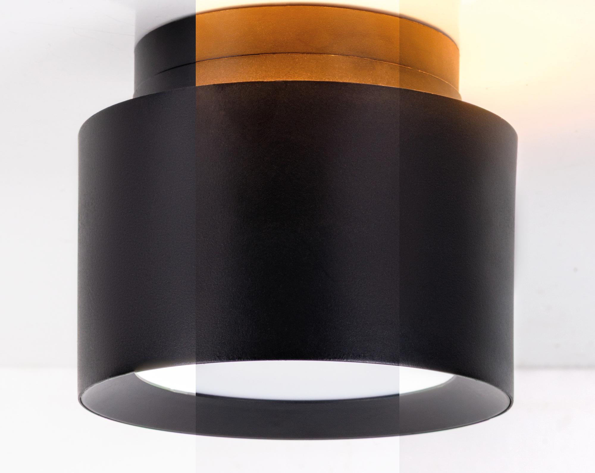 LED-Deckenleuchte Trimes ABS 1-flammig Schwarz 1