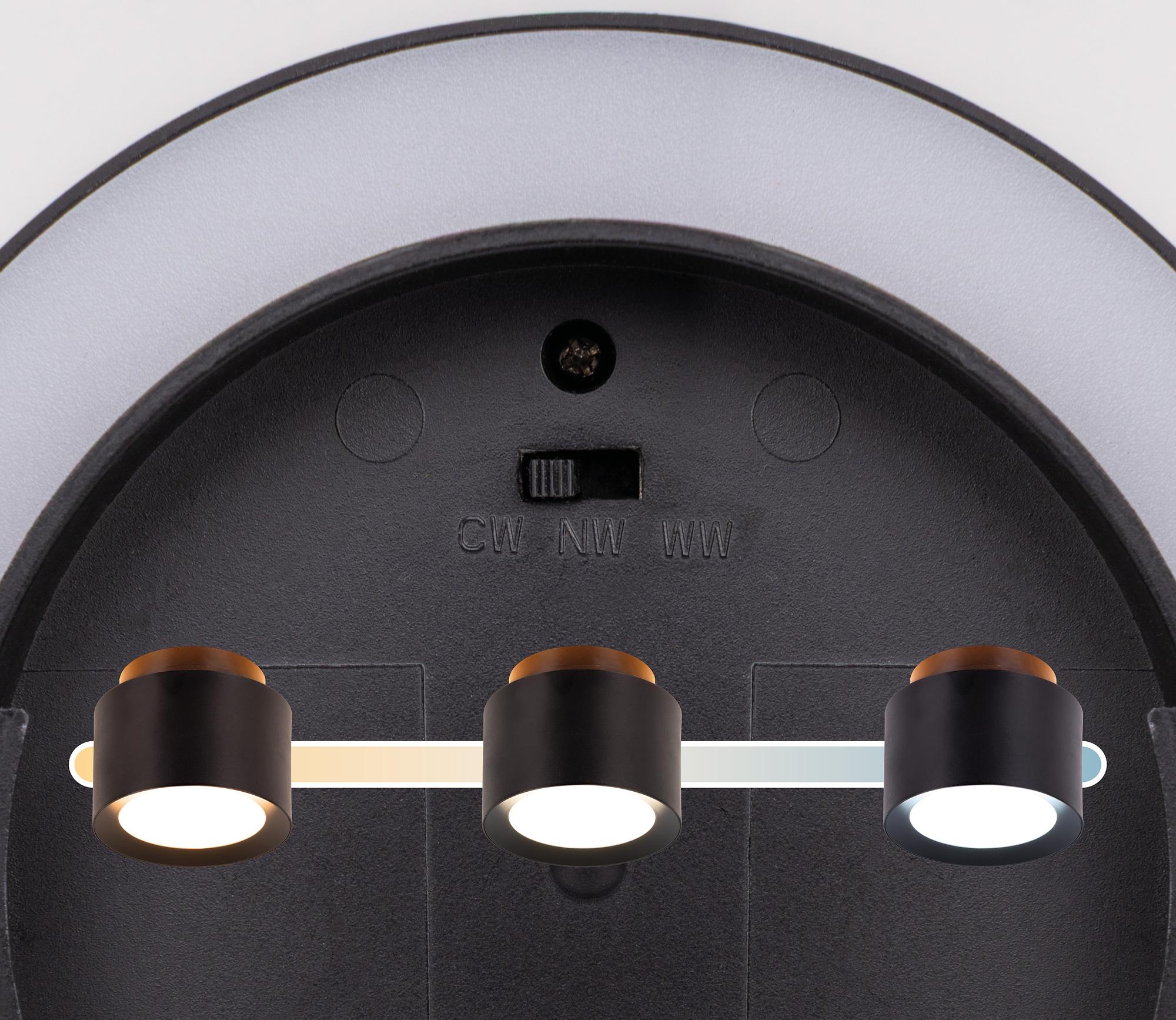 LED-Deckenleuchte Trimes ABS 1-flammig Schwarz 2
