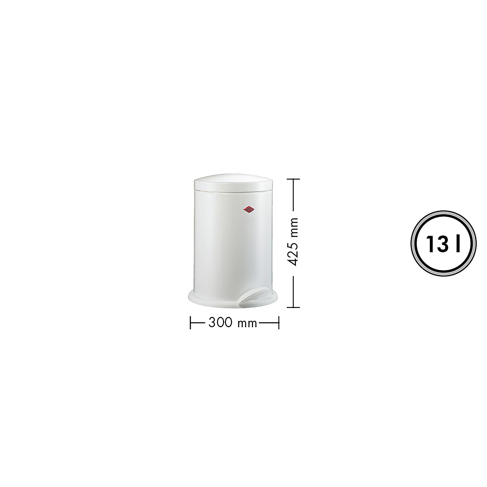 Küchenmülleimer Biger Stahlblech Beige 1