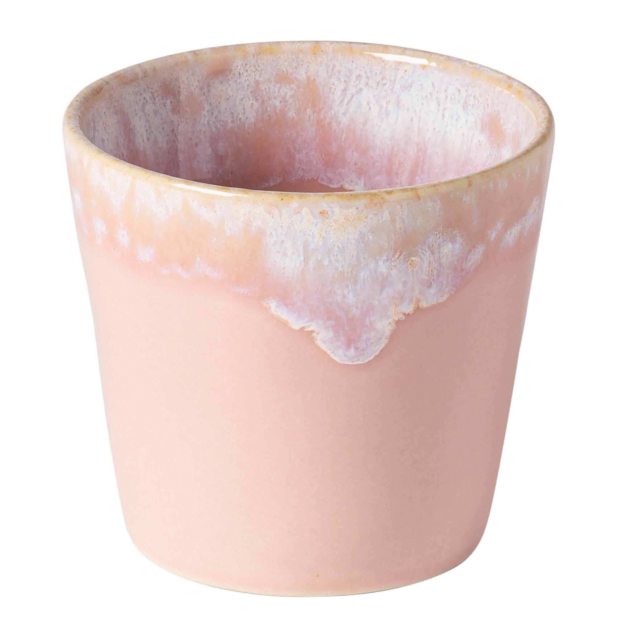 Kaffeebecher Grespresso 6er Set Steinzeug Rosa 0