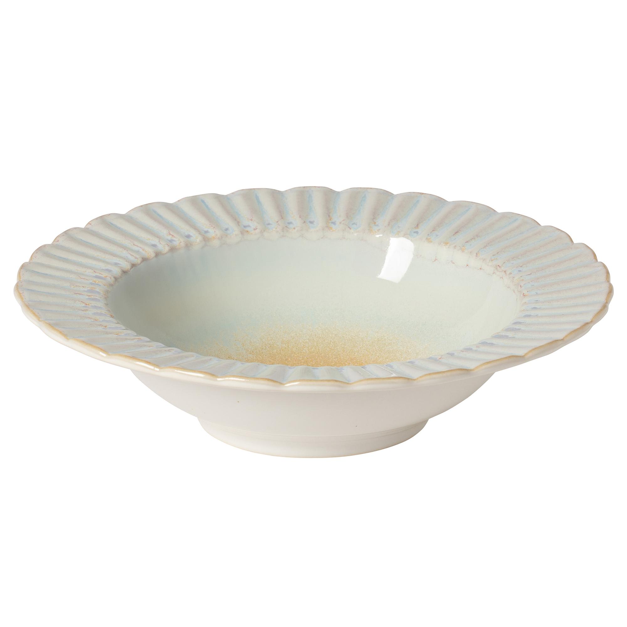 Suppenteller Cristal 6er Set Steinzeug Weiß / Sand 0