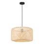 Pendant light Milham cast iron / bamboo natural 4