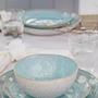 Dessertteller Eivissa 6er-Set Steinzeug Aqua 2