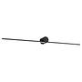 LED Wall Lamp Sava Aluminum Black 3