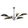 Ceiling lamp Vene Steel / Polyamide Black / Gold 3