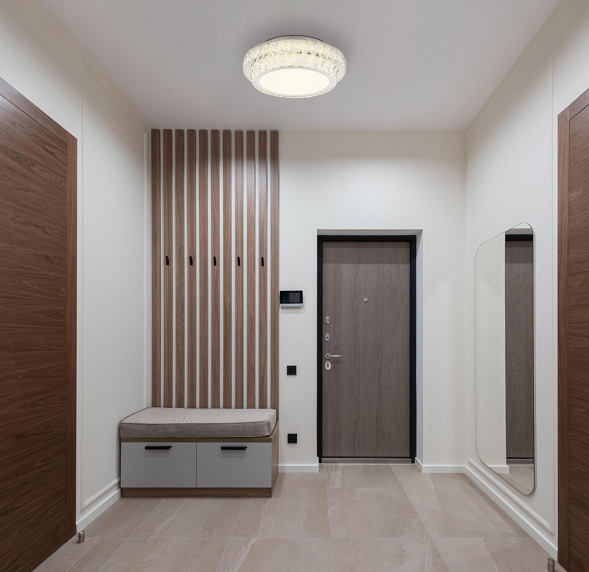 LED ceiling light Klara glass / iron 1-bulb 2