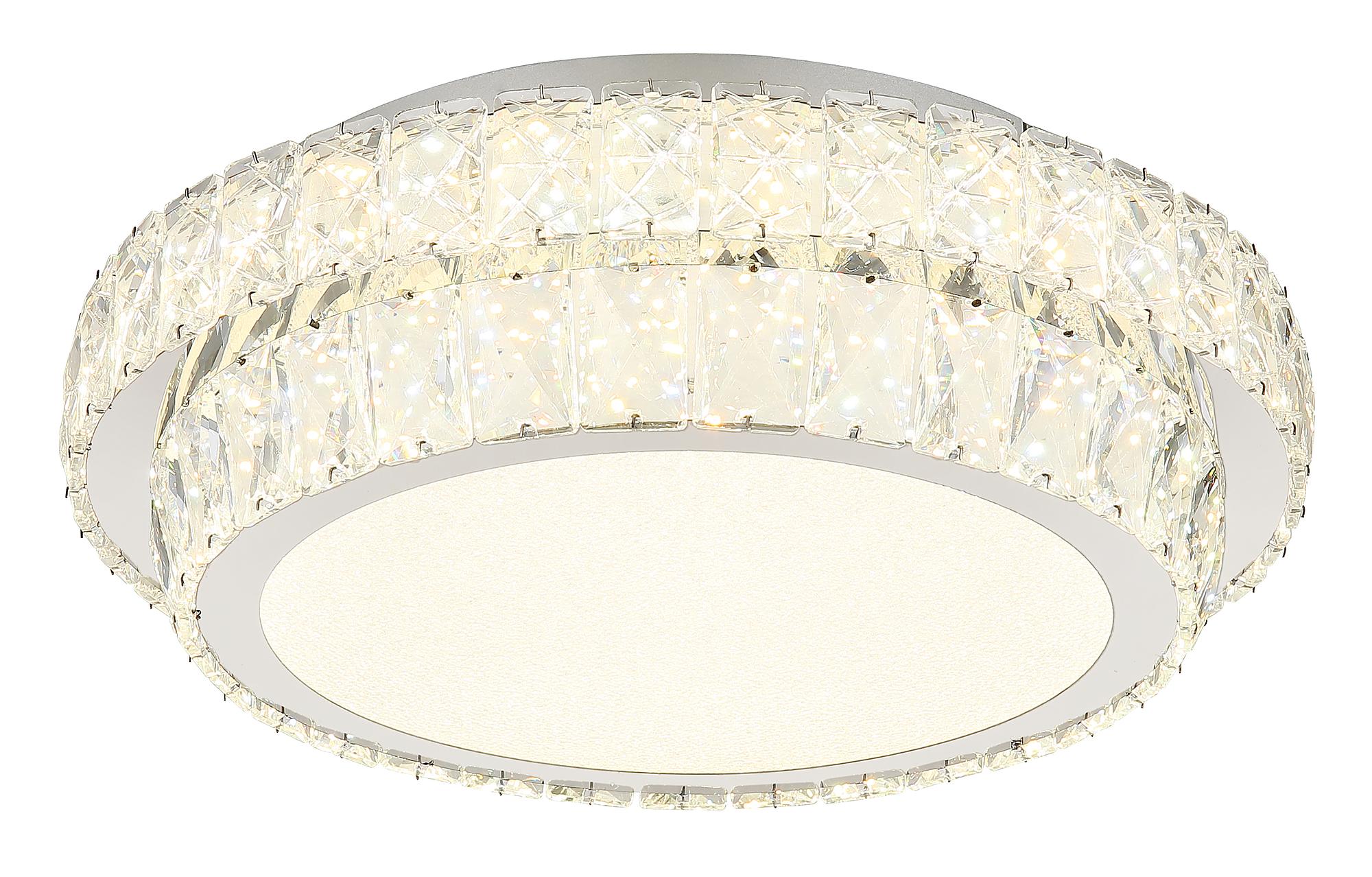 LED ceiling light Klara glass / iron 1-bulb 3