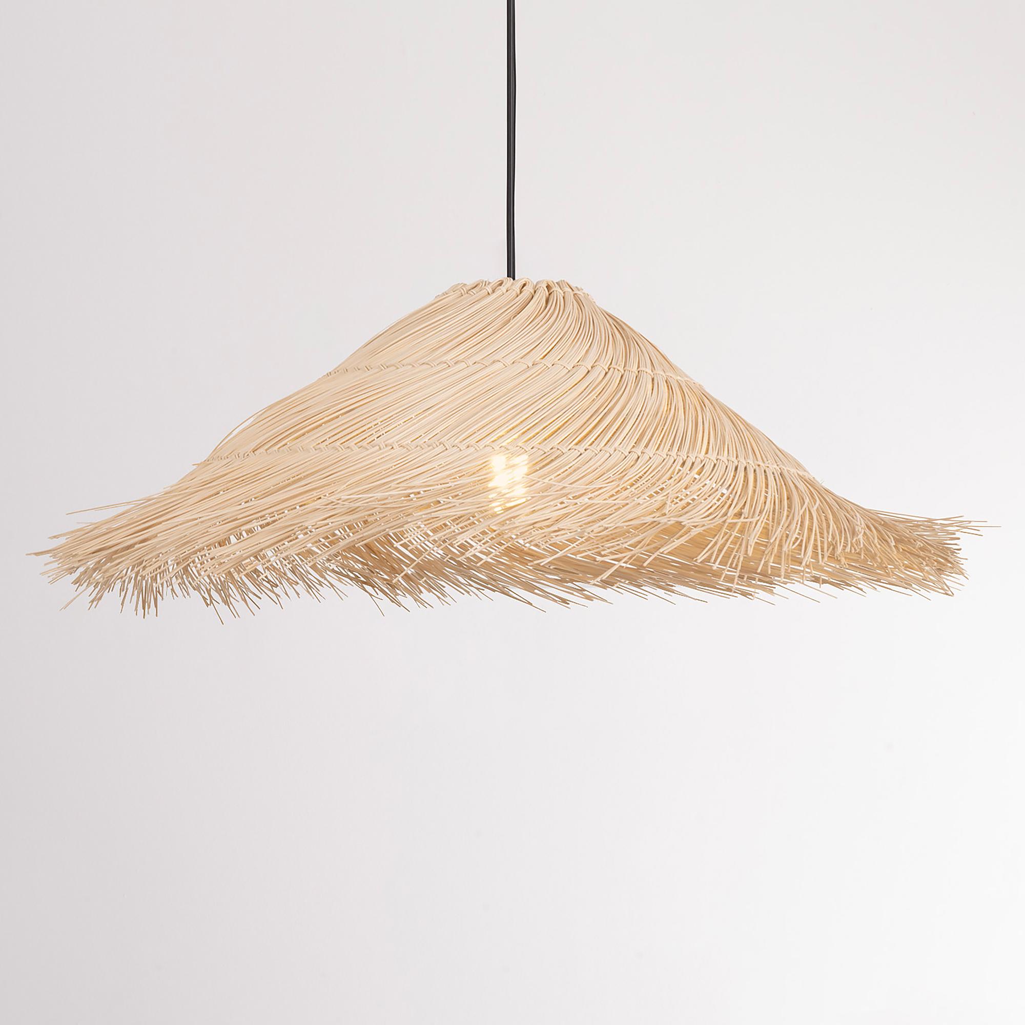Pendelleuchte Alua Rattan Braun 1