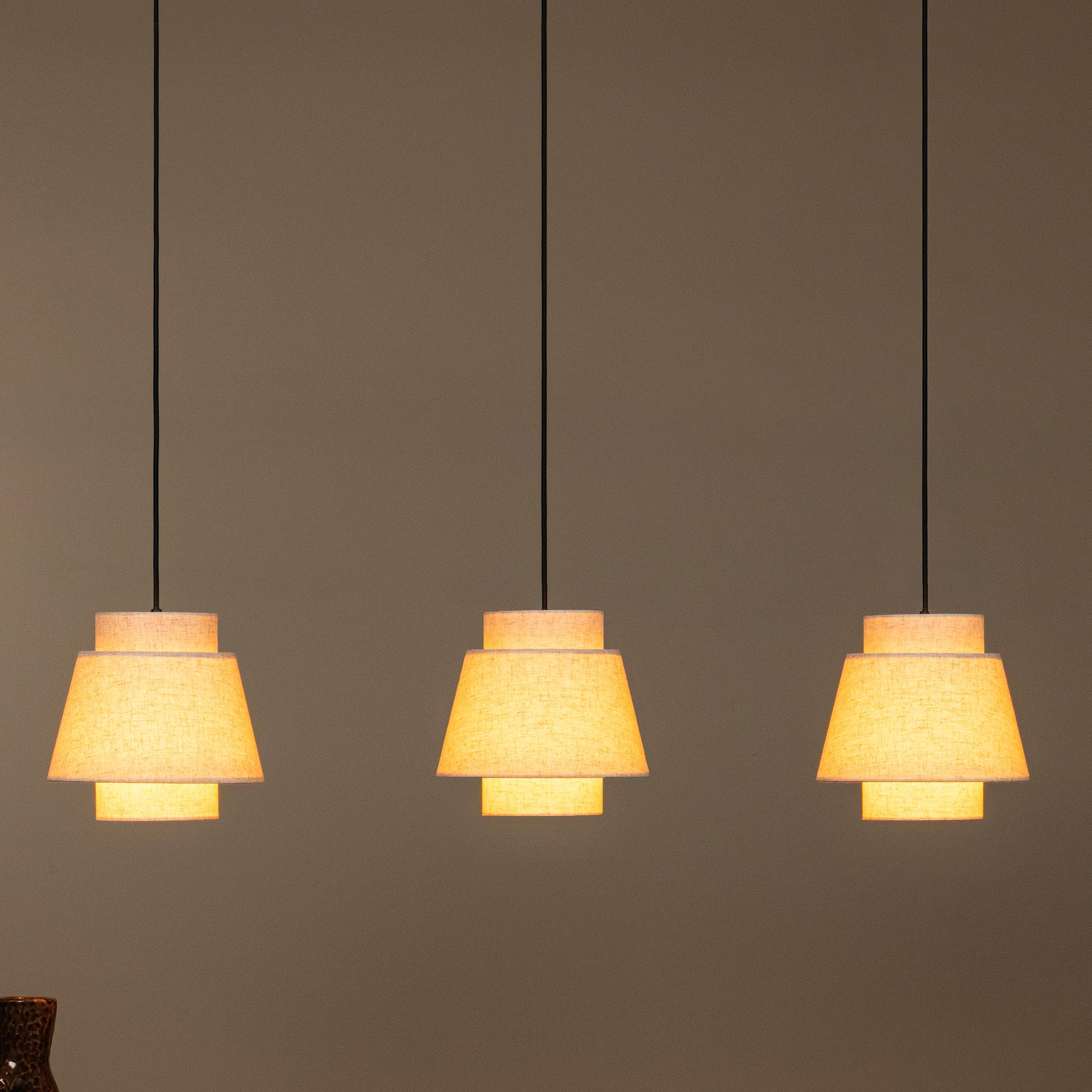 Pendelleuchte Tribute Typ A Polyester Beige 1