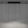LED pendant light Villeggi aluminum black 1