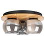 Deckenleuchte Texas Typ B Gummibaum / Rauchglas 3