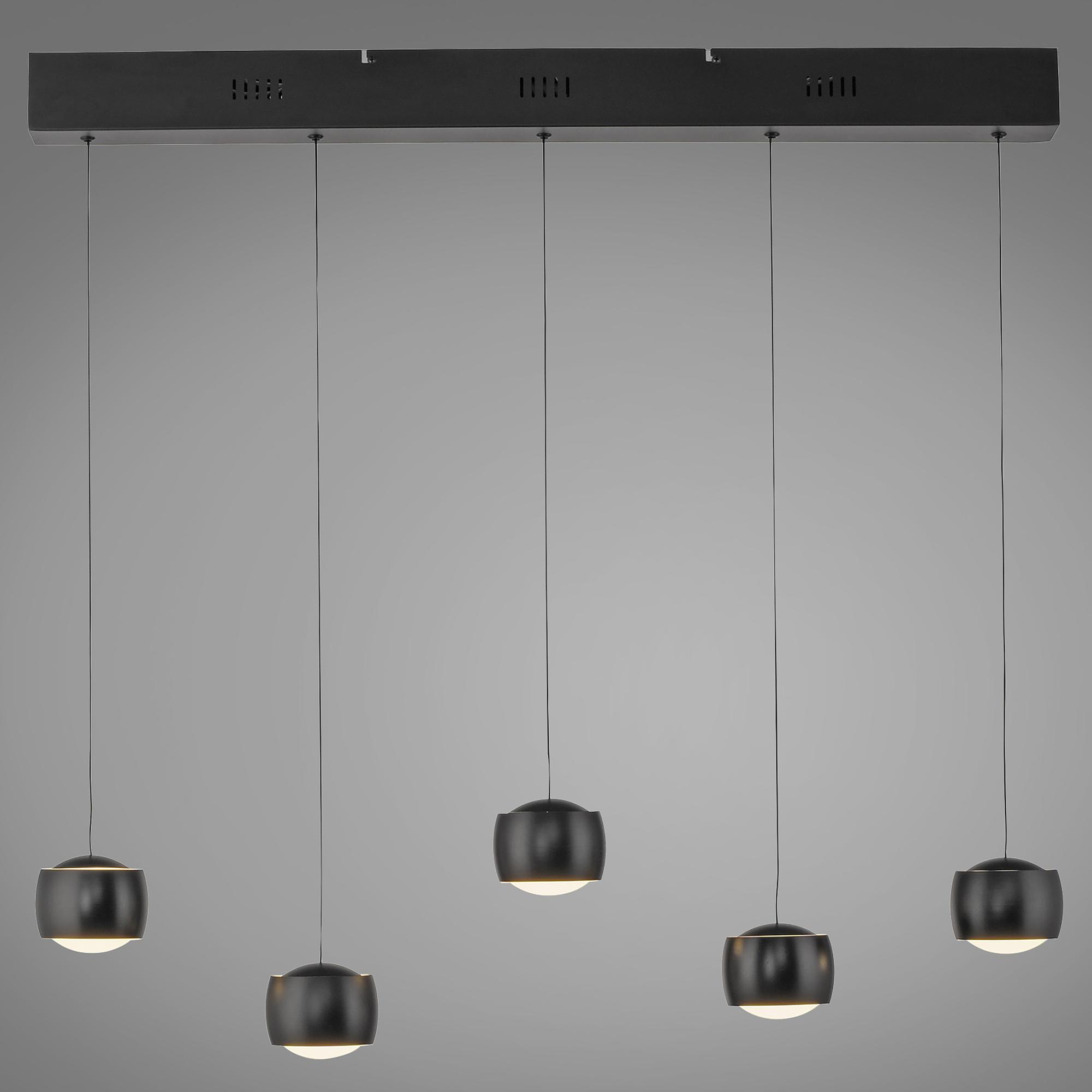 LED Pendant Light Ballini Iron Black 0