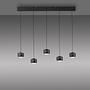 LED Pendant Light Ballini Iron Black 3