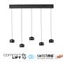 LED Pendant Light Ballini Iron Black 4