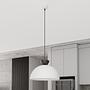 Pendant Light Lunaro Steel White 1