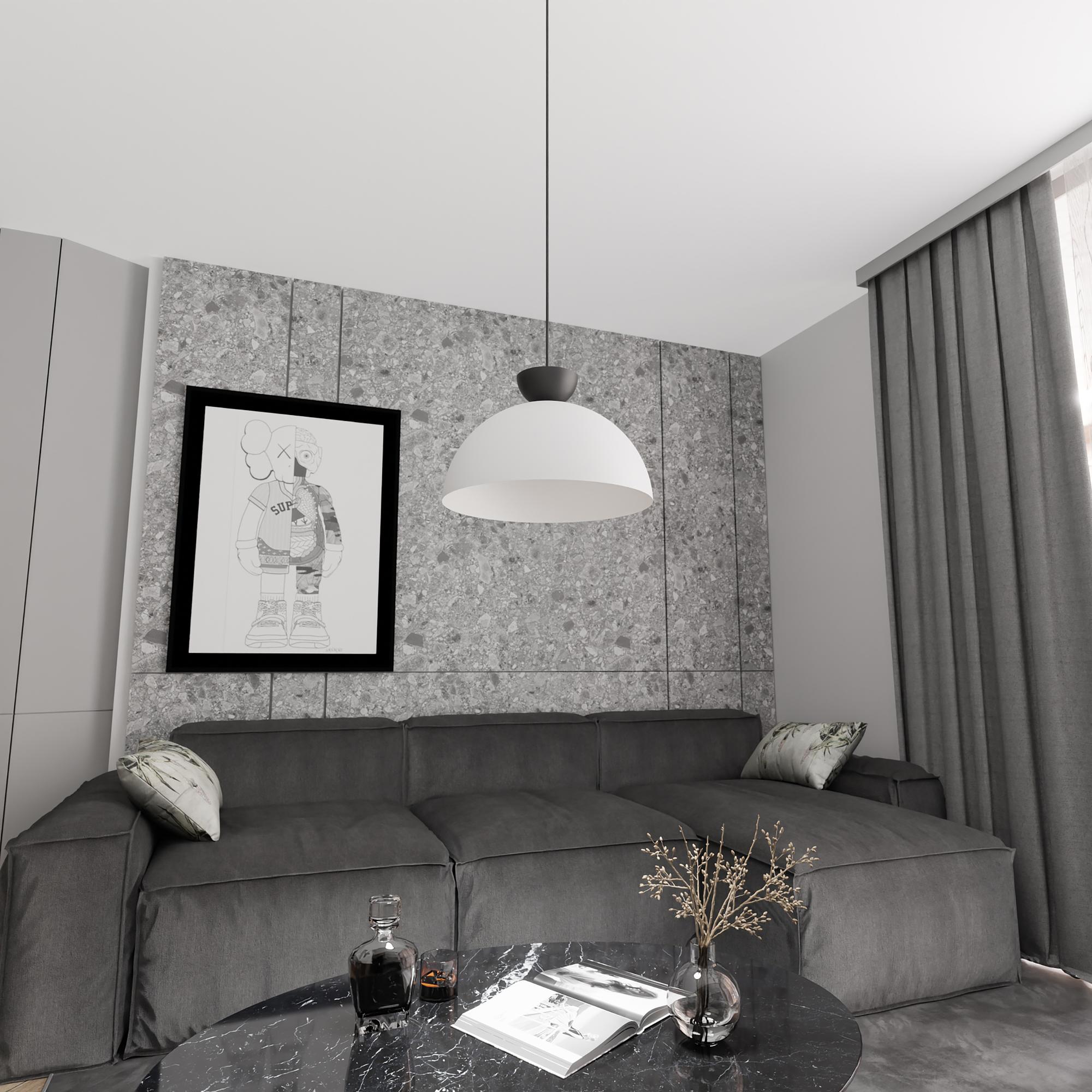 Pendant Light Lunaro Steel White 4
