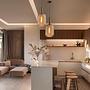 LED pendant light 5094 Pigna satin glass / iron 2