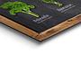 Wandbild Küchenkräuter MDF Grün 40 x 50 cm 4