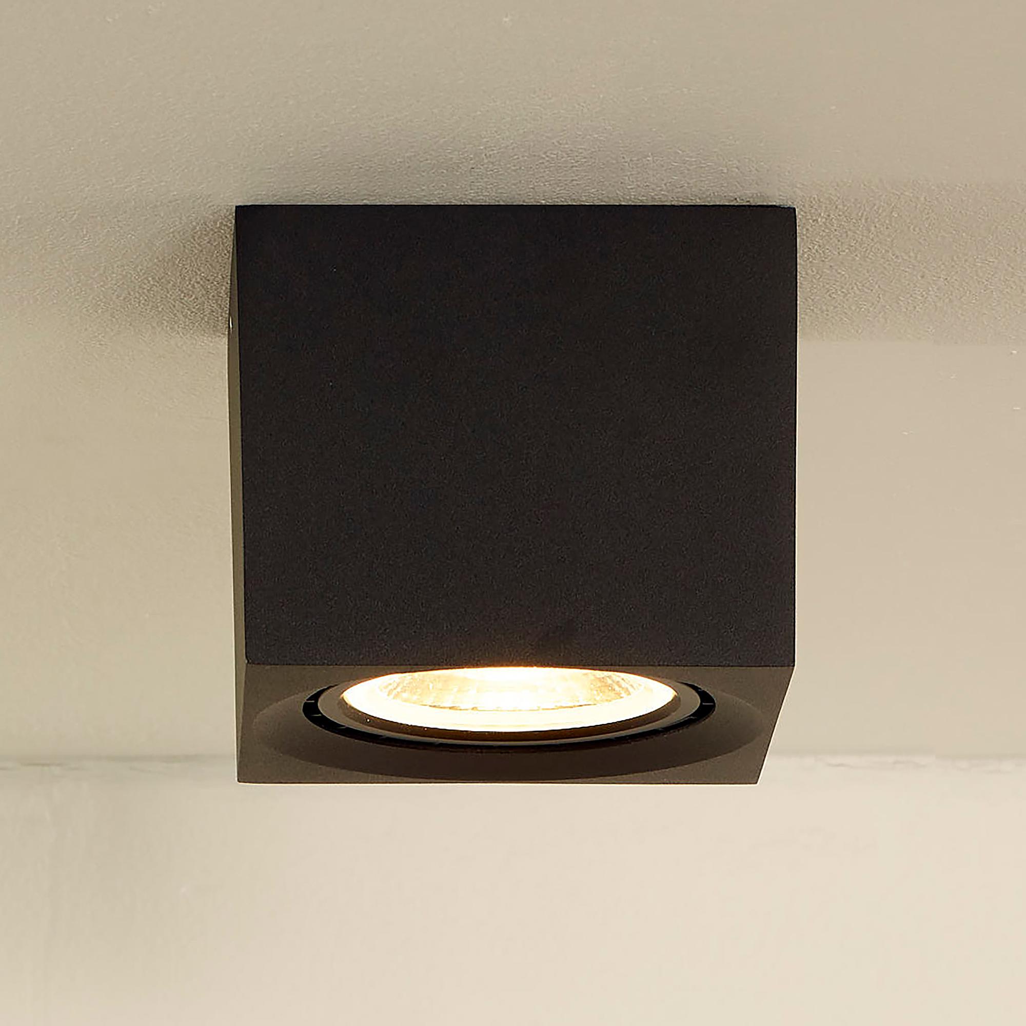 LED-Deckenstrahler Fedler Typ B Aluminium Schwarz 0